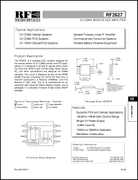 RF2627 Datasheet