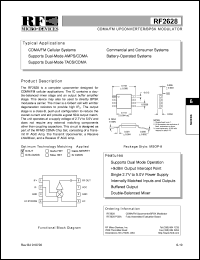 RF2628PCBA Datasheet