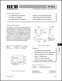 RF2629PCBA Datasheet