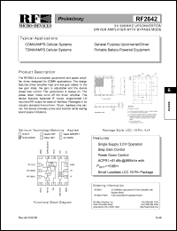 RF2642 Datasheet