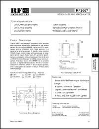RF2667 Datasheet