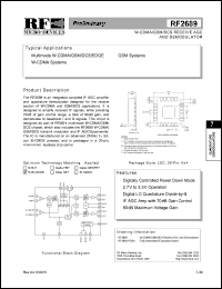 RF2689PCBA Datasheet