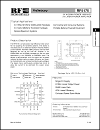 RF5176PCBA Datasheet