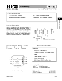 RF5187PCBA Datasheet