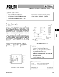 RF9908PCBA Datasheet