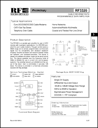 RF3320 Datasheet