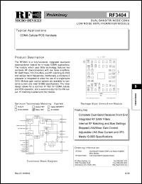 RF3404PCBA Datasheet