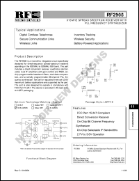 RF2908 Datasheet