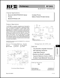 RF2968 Datasheet