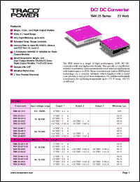 TAM25-4811B Datasheet