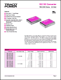 TEN20-2412WI Datasheet