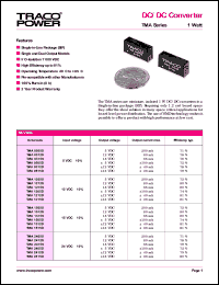 TMA0505D Datasheet
