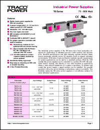 TIS600-124RED Datasheet