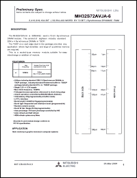 MH32S72AVJA-6 Datasheet