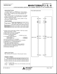 MH8V725BAZTJ-5 Datasheet