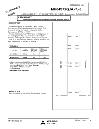 MH64S72QJA-7 Datasheet