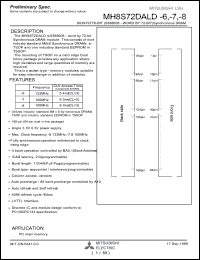 MH8S72DALD-6 Datasheet