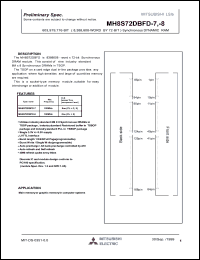 MH8S72DBFD-8 Datasheet