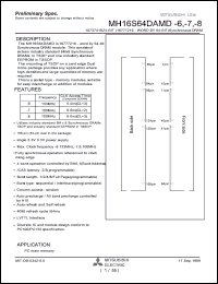 MH16S64DAMD-8 Datasheet