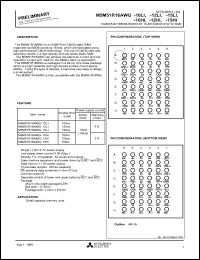 M5M51R16AWG-10H Datasheet
