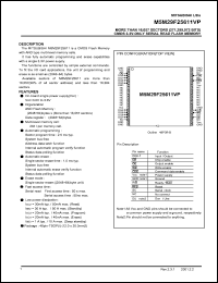 M5M29F25611VP Datasheet
