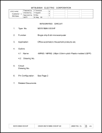M37516M6-XXXHP Datasheet