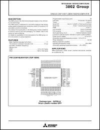 M38020M2-XXXSP Datasheet