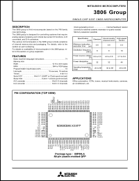 M38060MDAXXXGP Datasheet