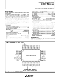 M38071E7-XXXFS Datasheet