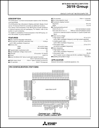 M38195E1-XXXFS Datasheet