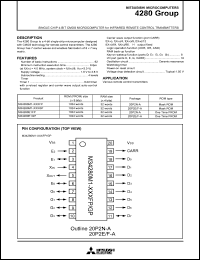 M34280E1FP Datasheet