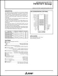 M37471E8SS Datasheet