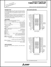 M37481M8-XXXSP Datasheet