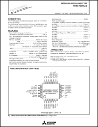 M37540E8SP Datasheet