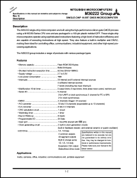 M30222FGGP Datasheet