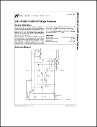 LM110J-8/883 Datasheet