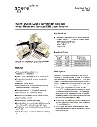 D2555G22 Datasheet
