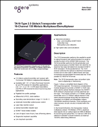 TA16N1FAA Datasheet