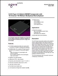 CA16B2Fnn Datasheet
