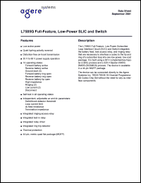 LUCL7585GBE Datasheet