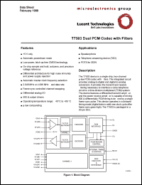 T7503 Datasheet