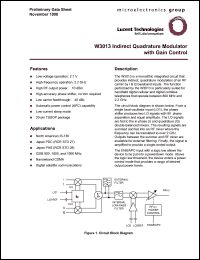 W3013BCL Datasheet