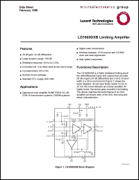 LG1605DXB-TR16 Datasheet