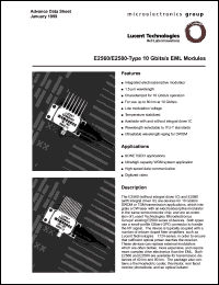 E2580 Datasheet
