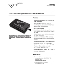 1245FAFC Datasheet