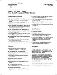FW801 Datasheet