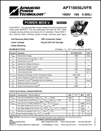 APT10050B2VR Datasheet