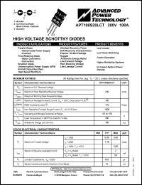 APT100S20LCT Datasheet