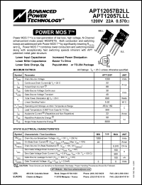 APT12057B2LL Datasheet