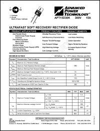 APT15D60C Datasheet